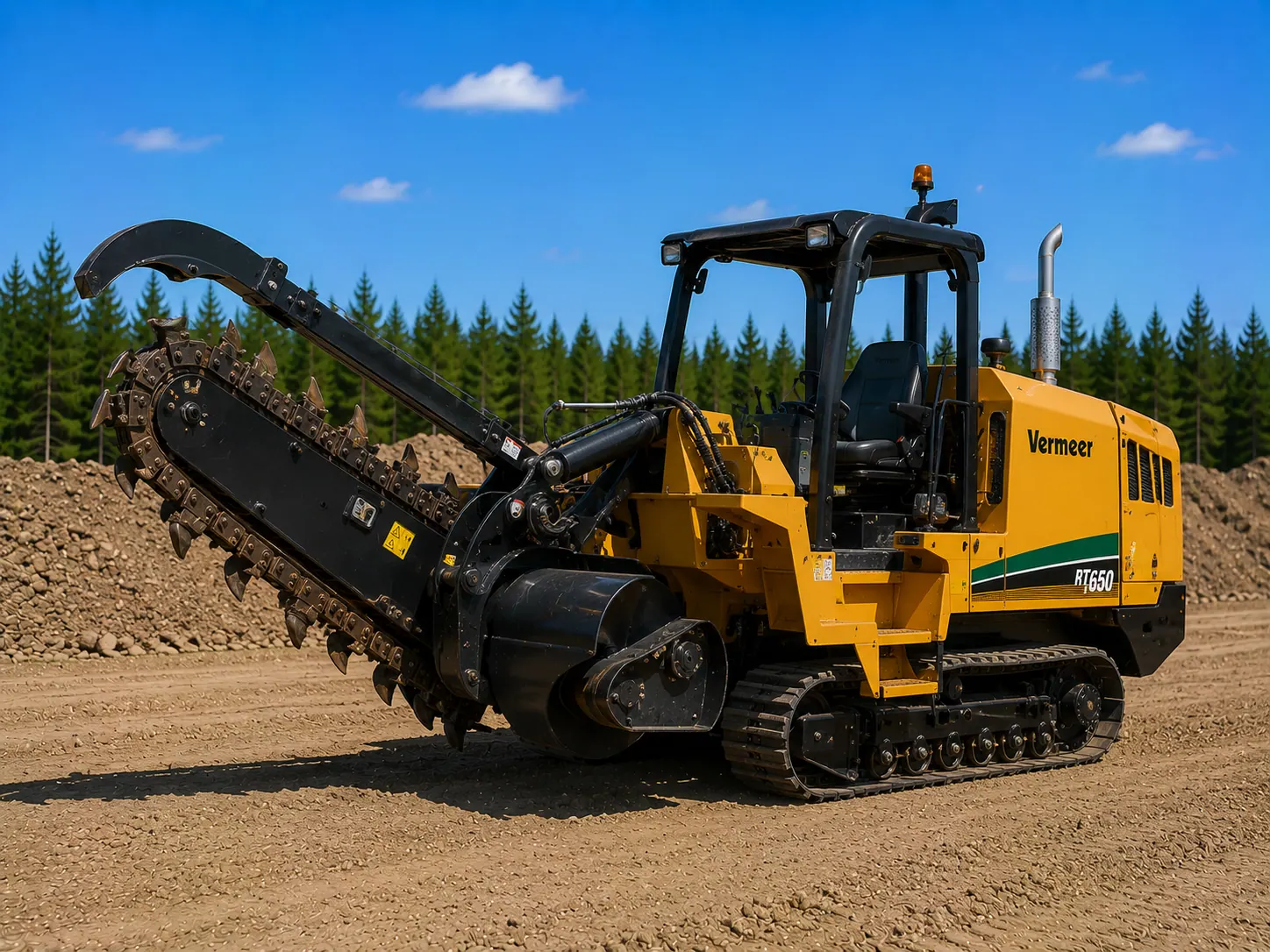 Траншеекопатель Vermeer RT650 в аренду